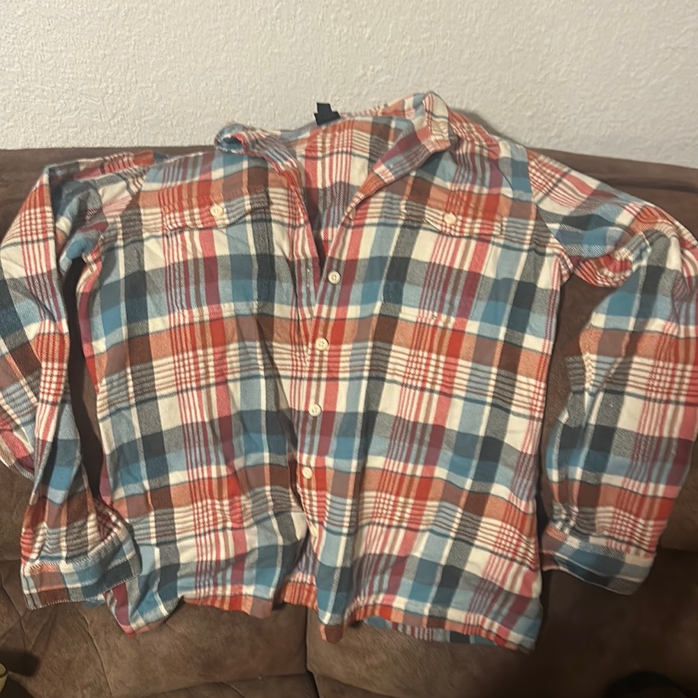 Patagonia plaid flannel shirt